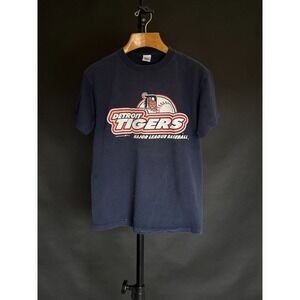 1999 Vintage Logo7 Detroit Tigers Shirt Mens Large Blue Made In USA T-Shirt